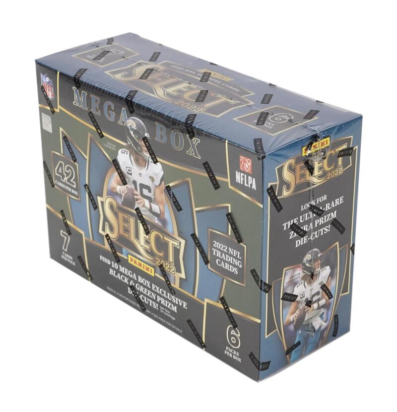 2022 Panini Select Football Mega Box (Black & Green Die-Cuts!) Image 3