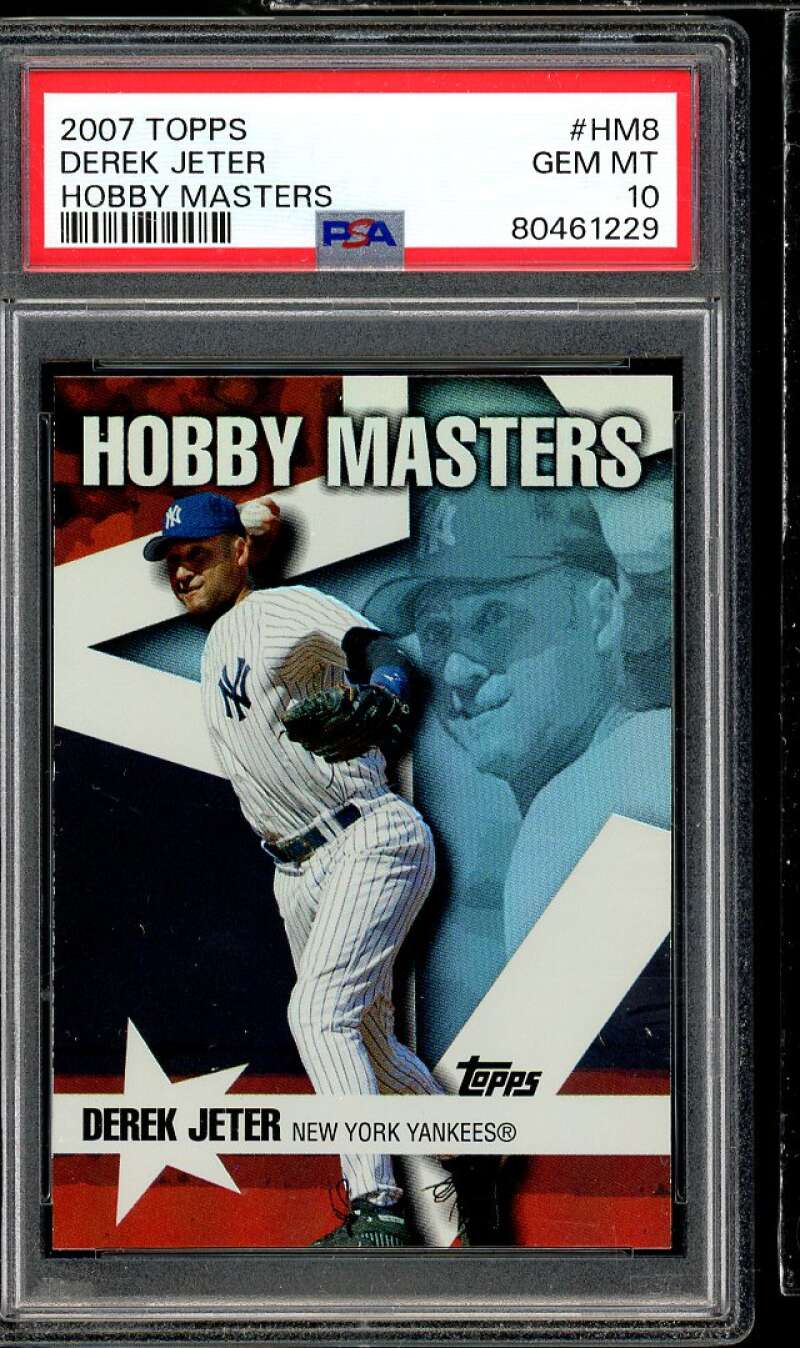 Derek Jeter Rookie Card 2007 Topps Hobby Masters #HM8 PSA 10 Image 1