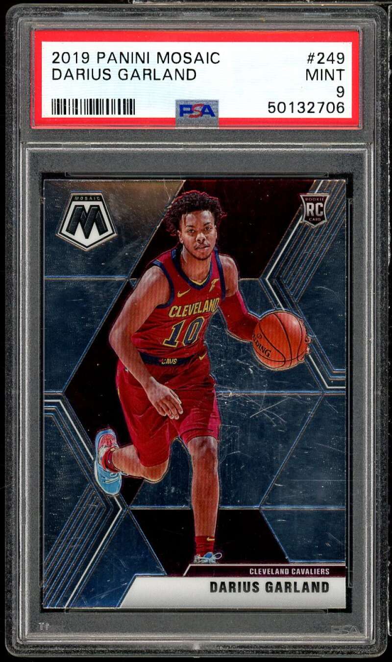 Darius Garland Rookie Card 2019-20 Panini Mosaic #249 PSA 9 Image 1