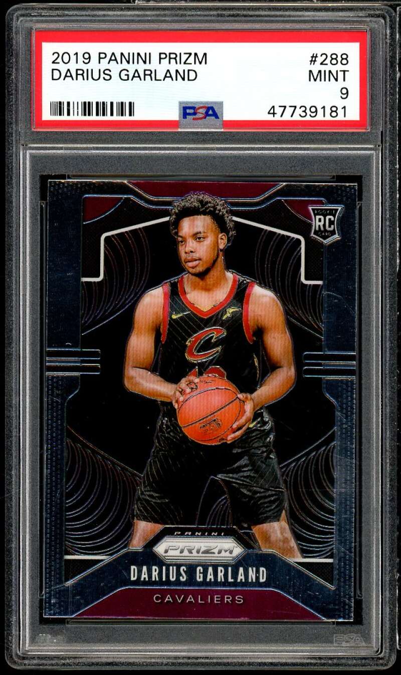 Darius Garland Rookie Card 2019-20 Panini Prizm #288 PSA 9 Image 1