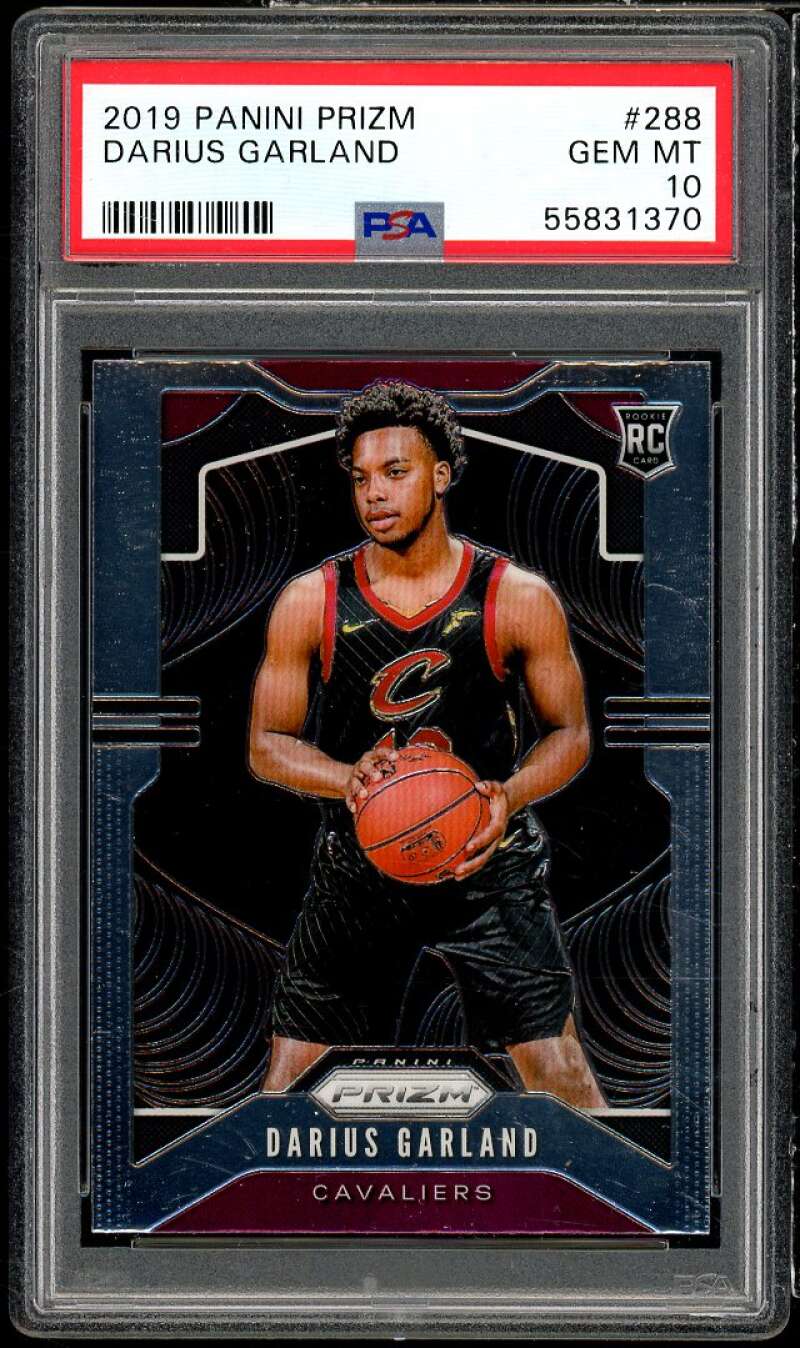 Darius Garland Rookie Card 2019-20 Panini Prizm #288 PSA 10 Image 1