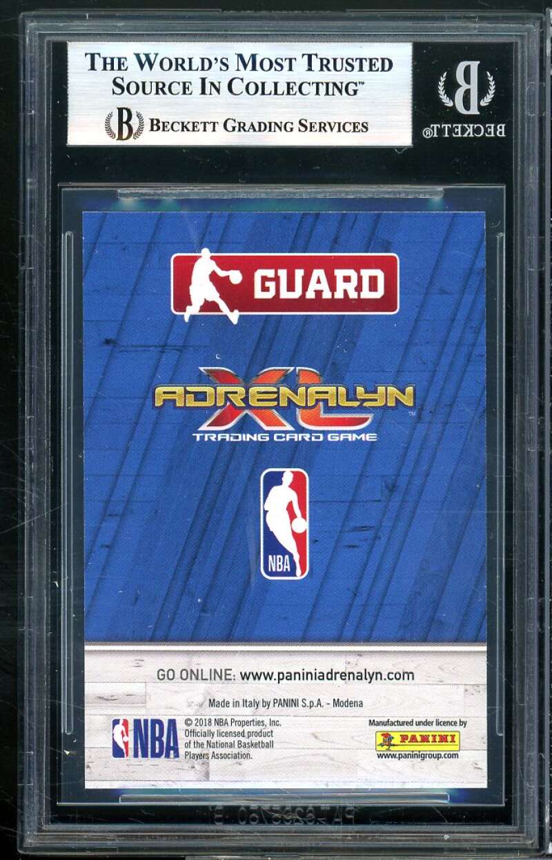 Luka Doncic Rookie Card 2018-19 Adrenalyn XL #c70 BGS 9 (9.5 9 9 8.5) Image 2