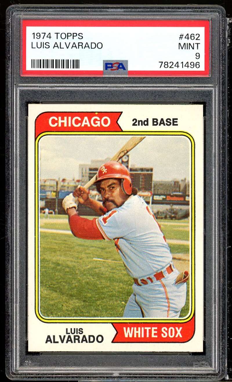 Luis Alvarado Card 1974 Topps #462 PSA 9 Image 1