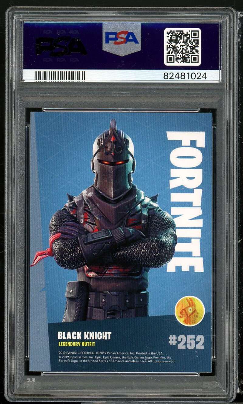 Black Knight 2019 Panini Fortnite USA #252 PSA 9 Image 2