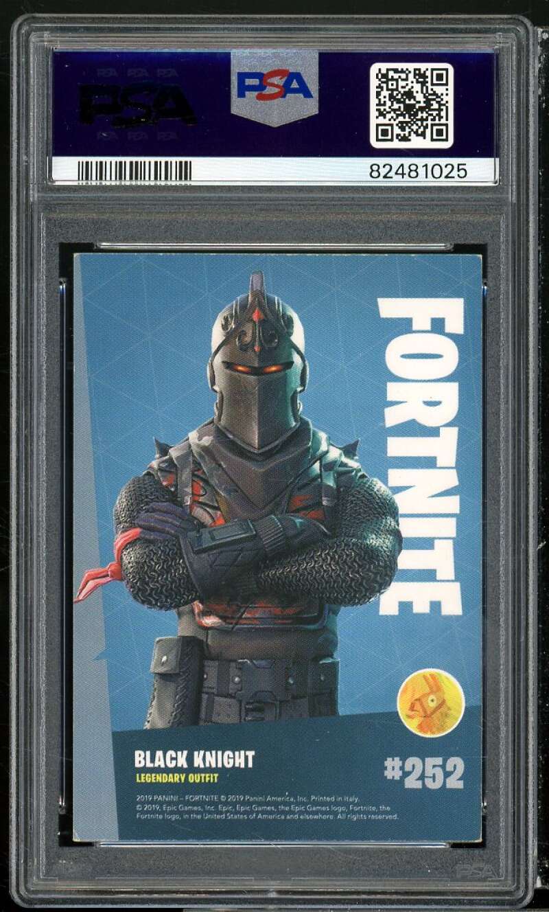 Black Knight 2019 Panini Fortnite Italy Holofoil #252 PSA 5 Image 2