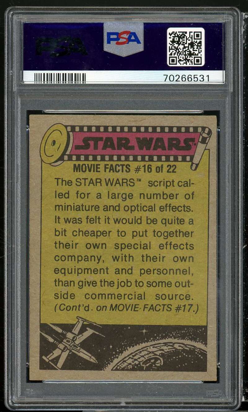 Raiding The Rebel Starship Card 1977 Star Wars #233 PSA 5 Image 2