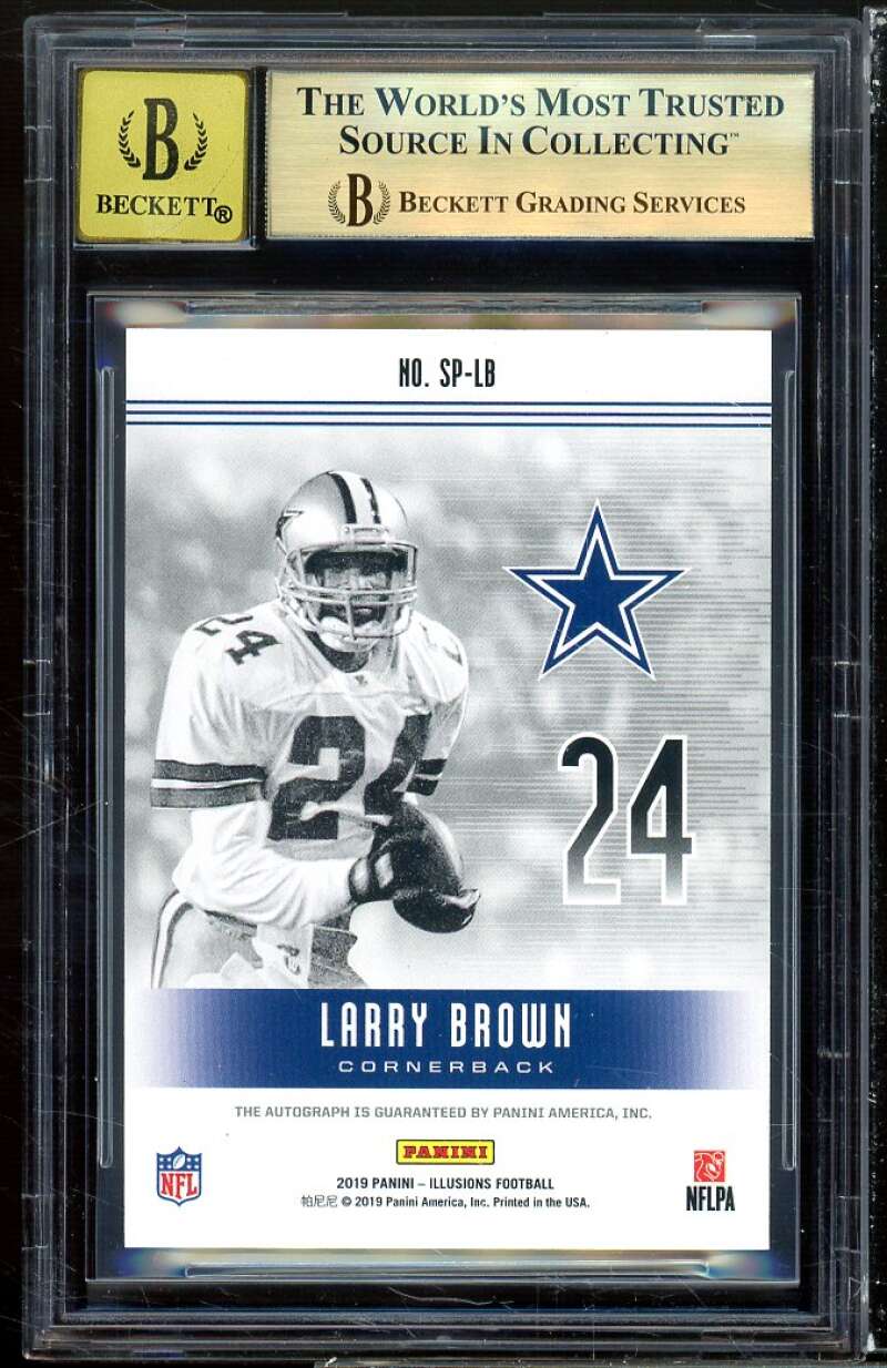 Larry Brown 2019 Panini Illusions Superlatives Autographs (pop 1) #37 BGS 9.5 Image 2