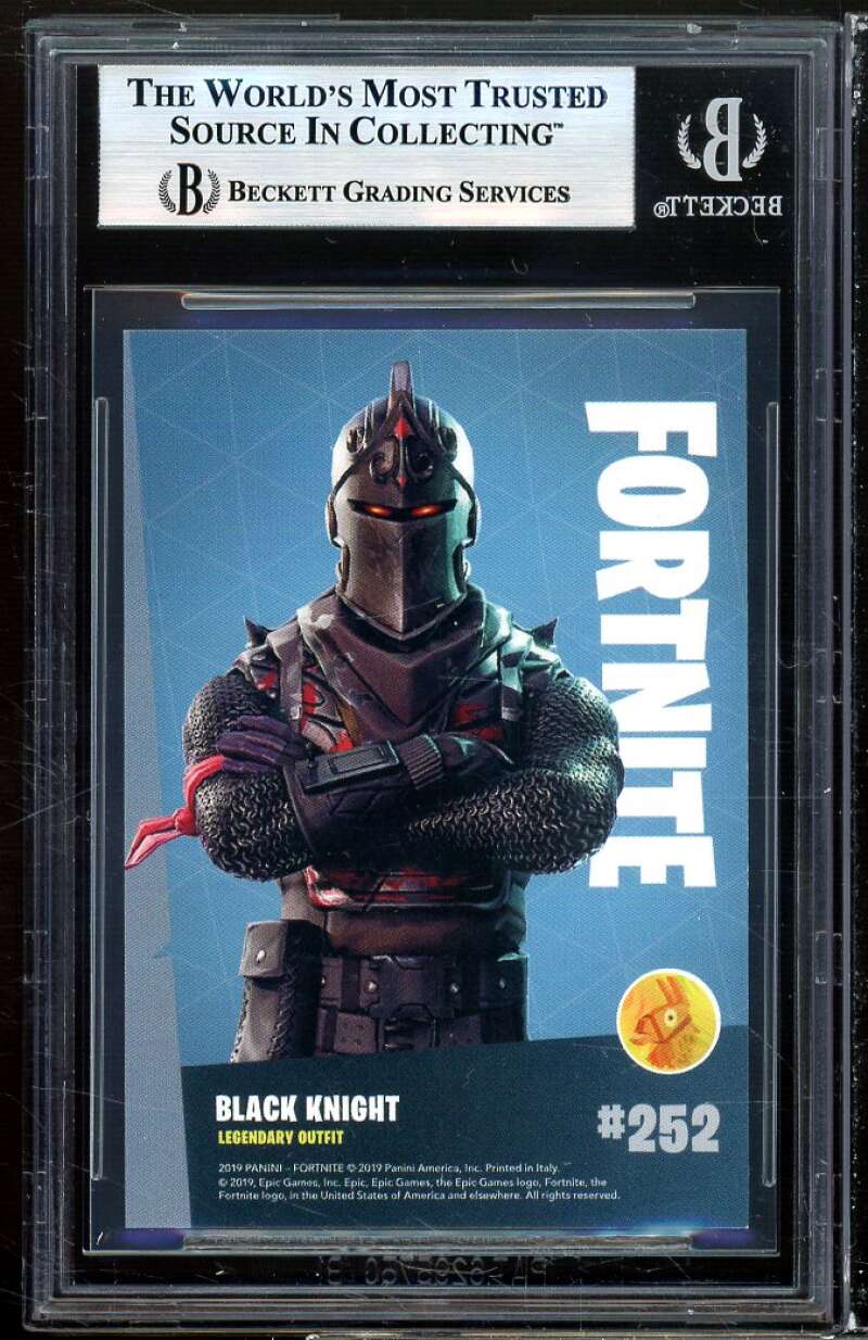 Black Knight Card 2019 Fortnite Series 1 Italian BGS 9 (9 9 9.5 9) Image 2