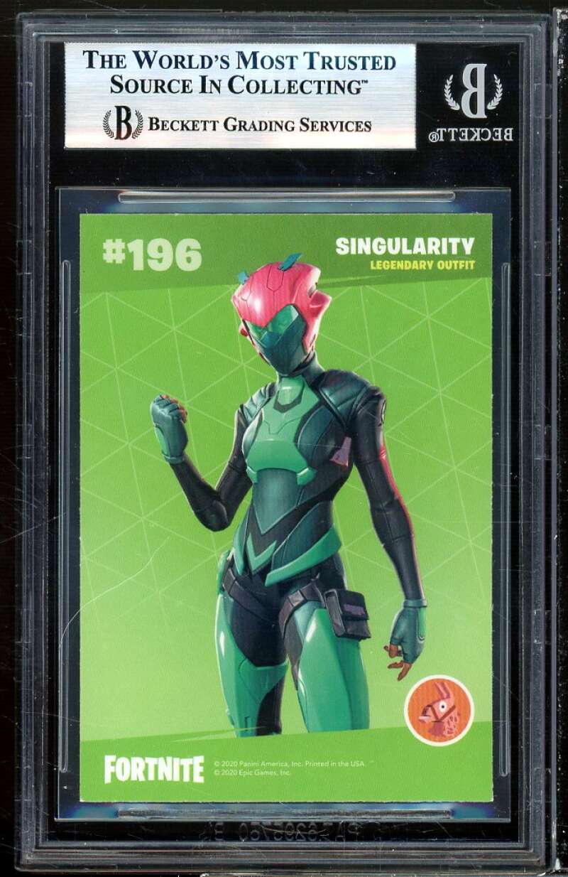 Singularity L Card 2020 Fortnite Series 2 USA Optichrome Holo #196 BGS 9 Image 2