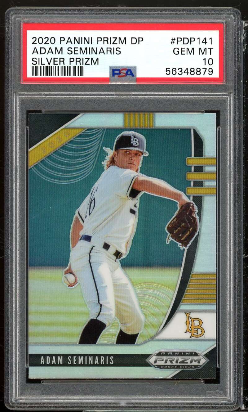 Adam Seminaris Rookie Card 2020 Panini Prizm DP Silver Prizm #PDP141 PSA 10 Image 1