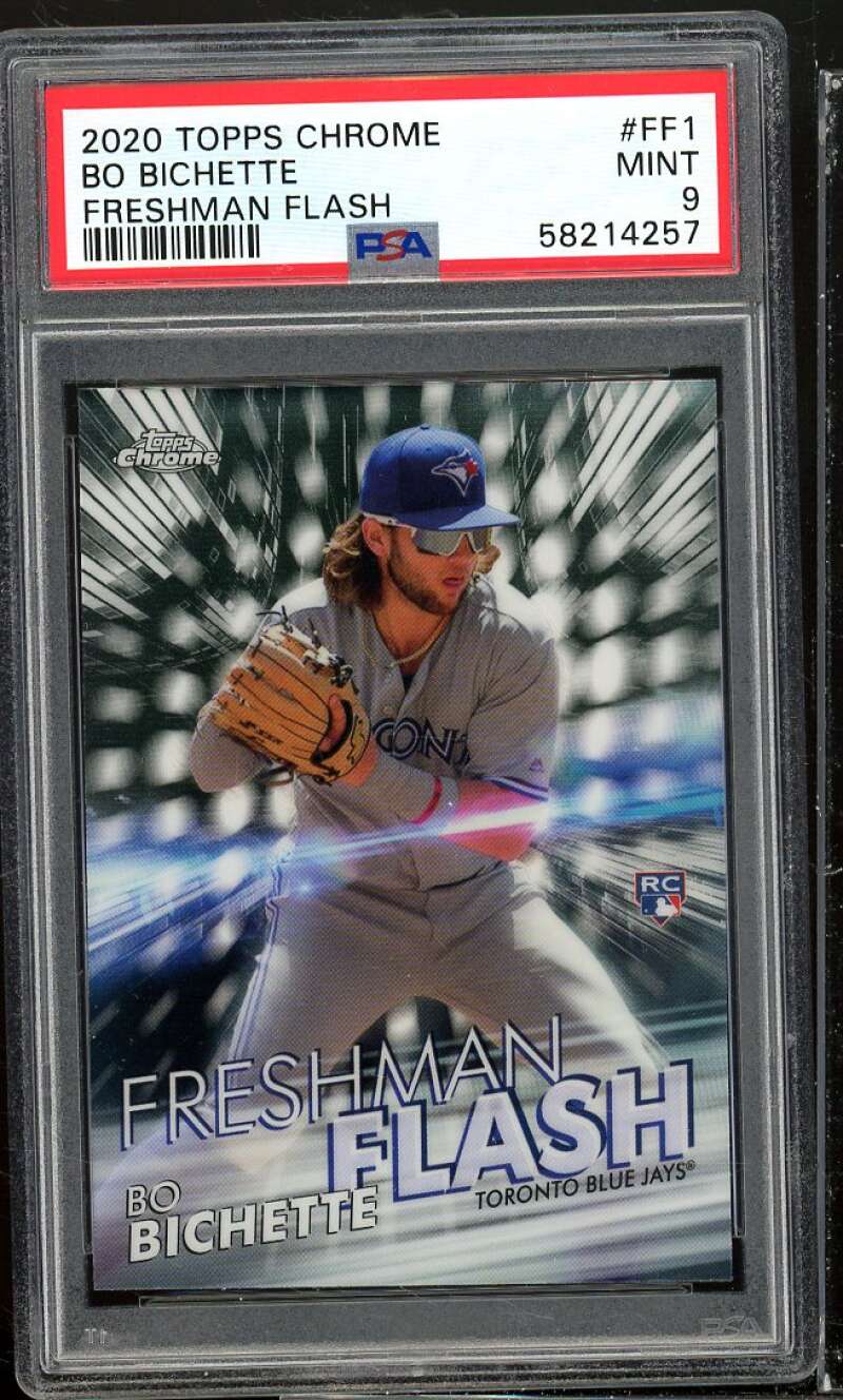 Bo Bichette Rookie Card 2020 Topps Chrome Freshman Flash #FF1 PSA 9 Image 1