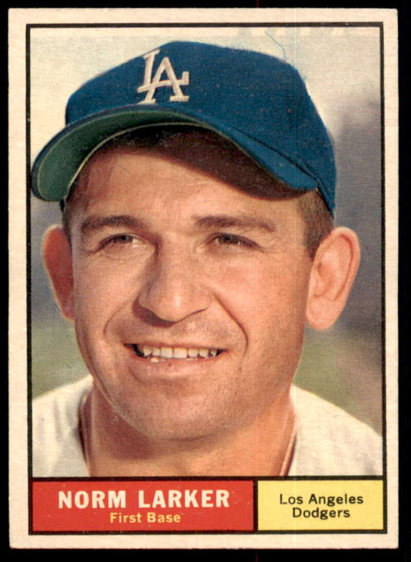 Norm Larker Card 1961 Topps #130  Image 1