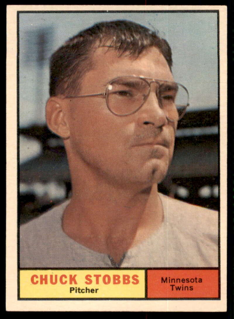 Chuck Stobbs Card 1961 Topps #431  Image 1