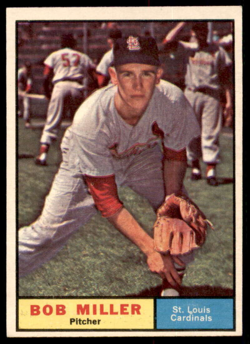 Bob Miller Card 1961 Topps #314  Image 1