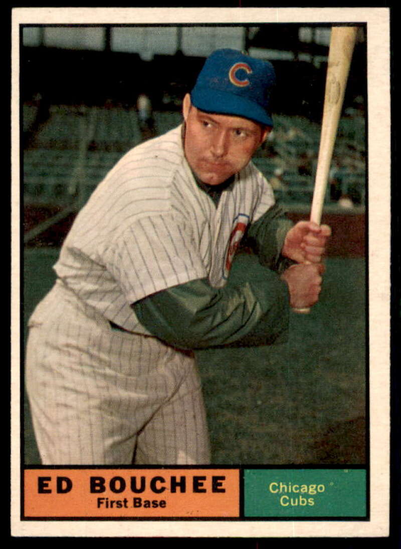 Ed Bouchee Card 1961 Topps #196  Image 1
