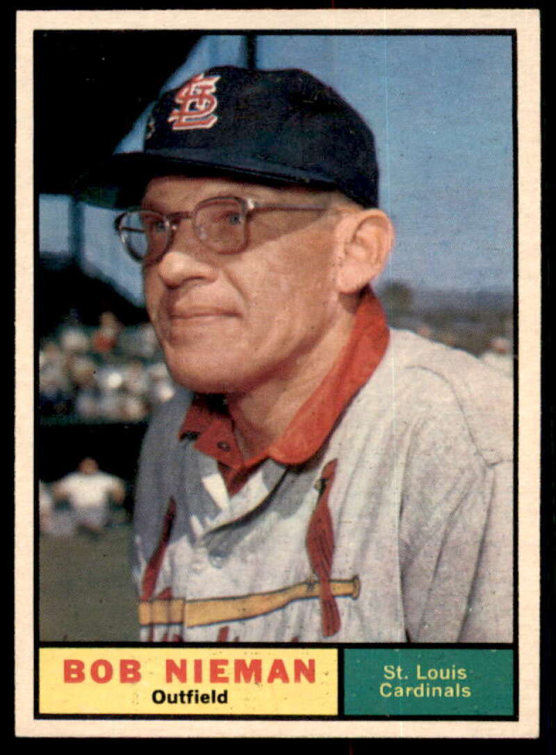 Bob Nieman Card 1961 Topps #178  Image 1