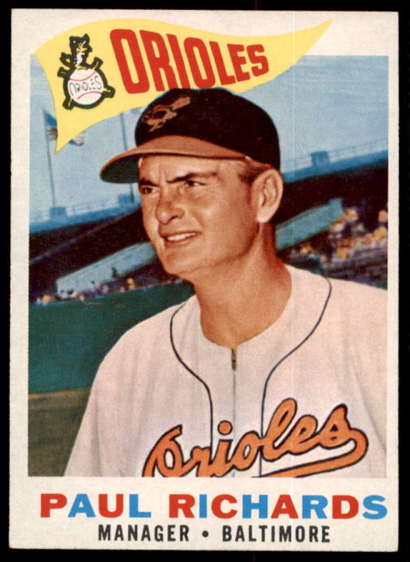 Paul Richards MG Card 1960 Topps #224  Image 1