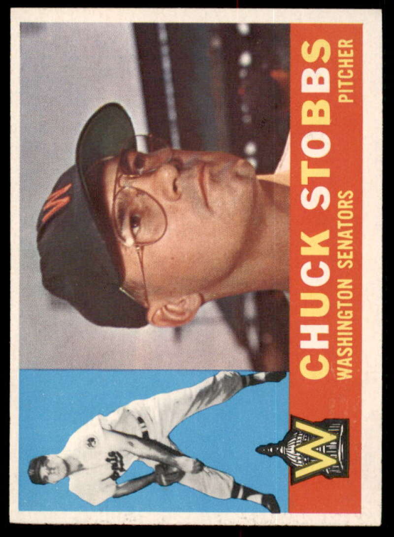Chuck Stobbs Card 1960 Topps #432  Image 1