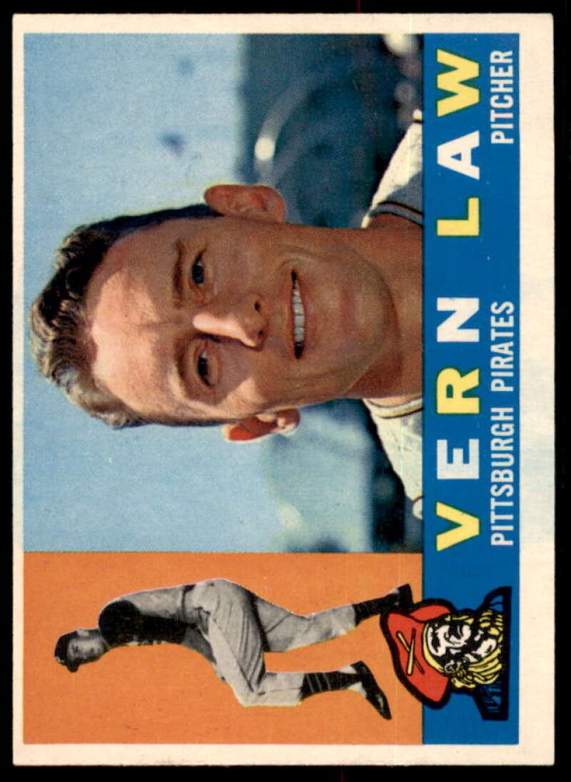 Vern Law Card 1960 Topps #453  Image 1