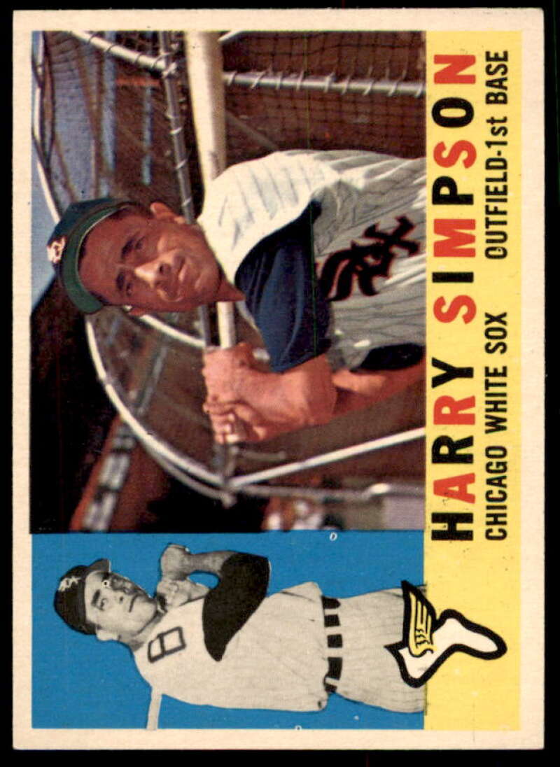Harry Simpson Card 1960 Topps #180  Image 1