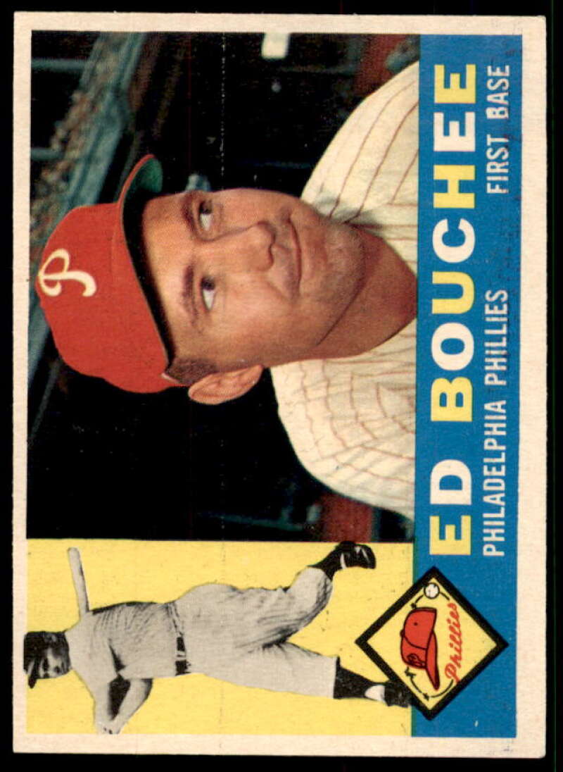 Ed Bouchee Card 1960 Topps #347  Image 1