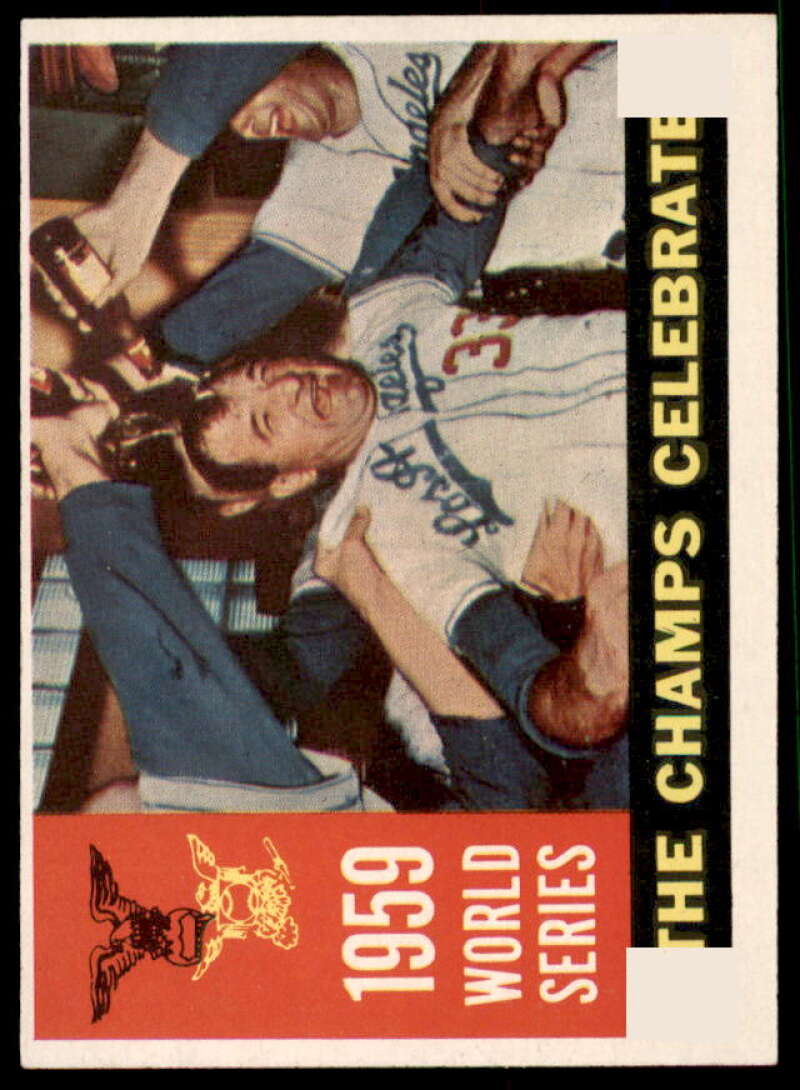 World Series Summary/The Champs Celebrate Card 1960 Topps #391  Image 1