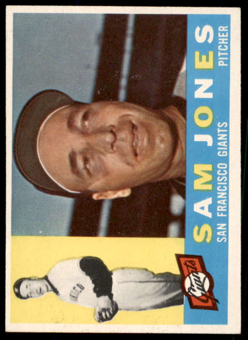 Sam Jones WB Card 1960 Topps #410A  Image 1