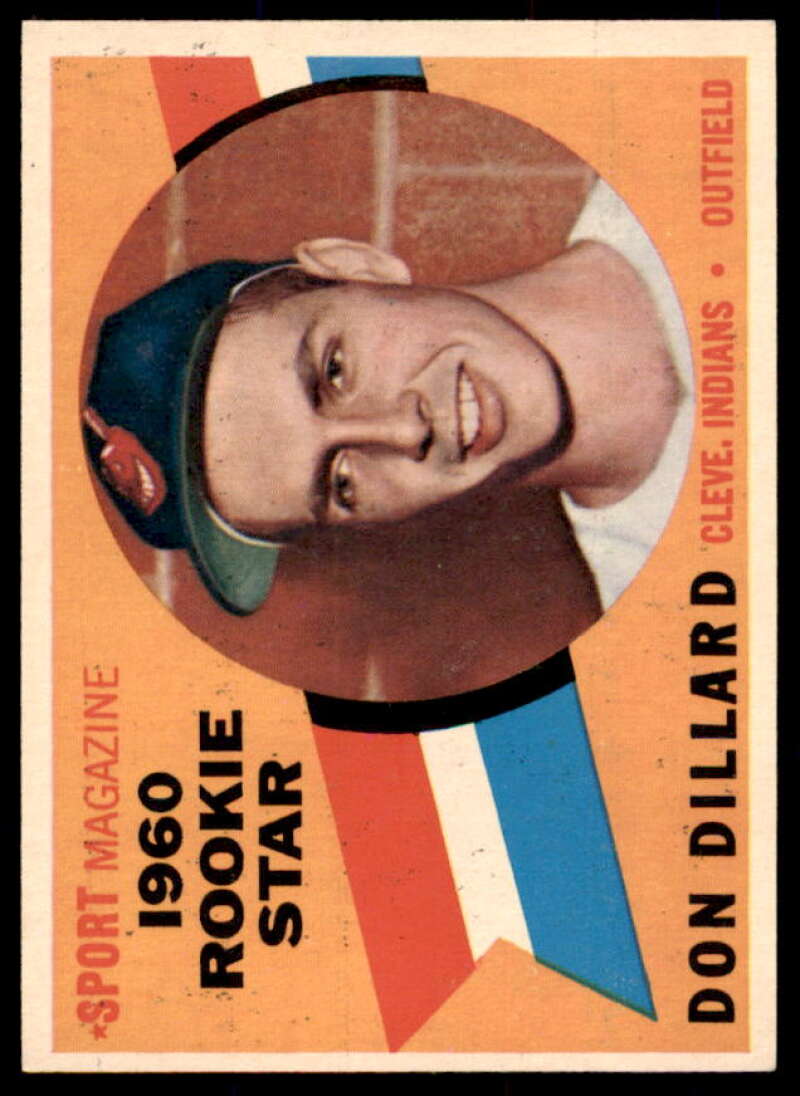 Don Dillard RS Rookie Card 1960 Topps #122  Image 1