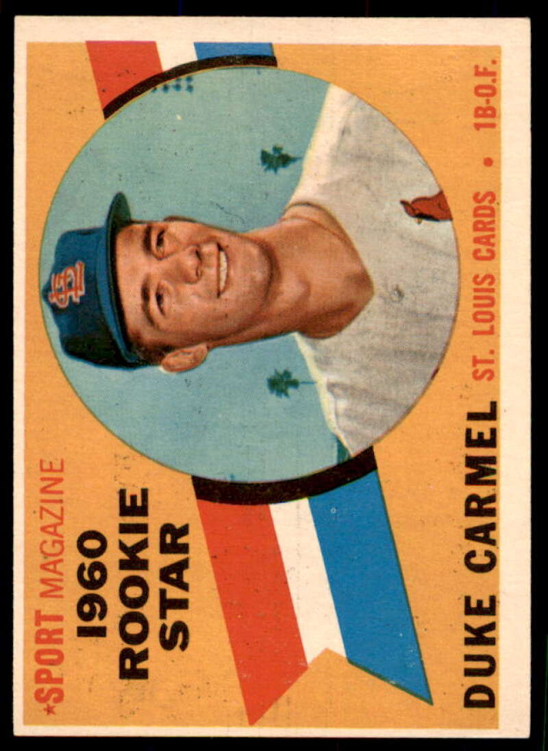 Duke Carmel RS Rookie Card 1960 Topps #120  Image 1