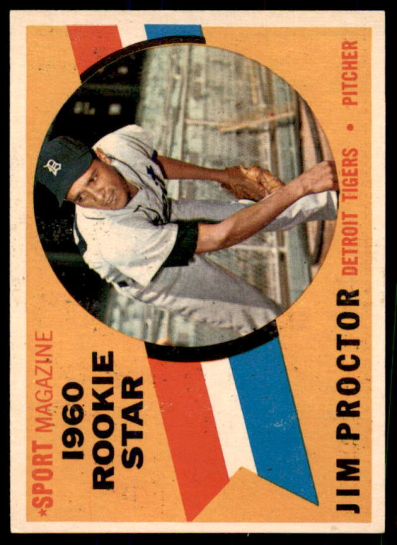 Jim Proctor RS Rookie Card 1960 Topps #141  Image 1