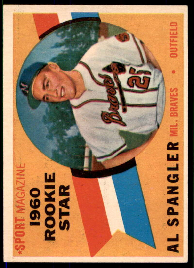Al Spangler RS Rookie Card 1960 Topps #143  Image 1