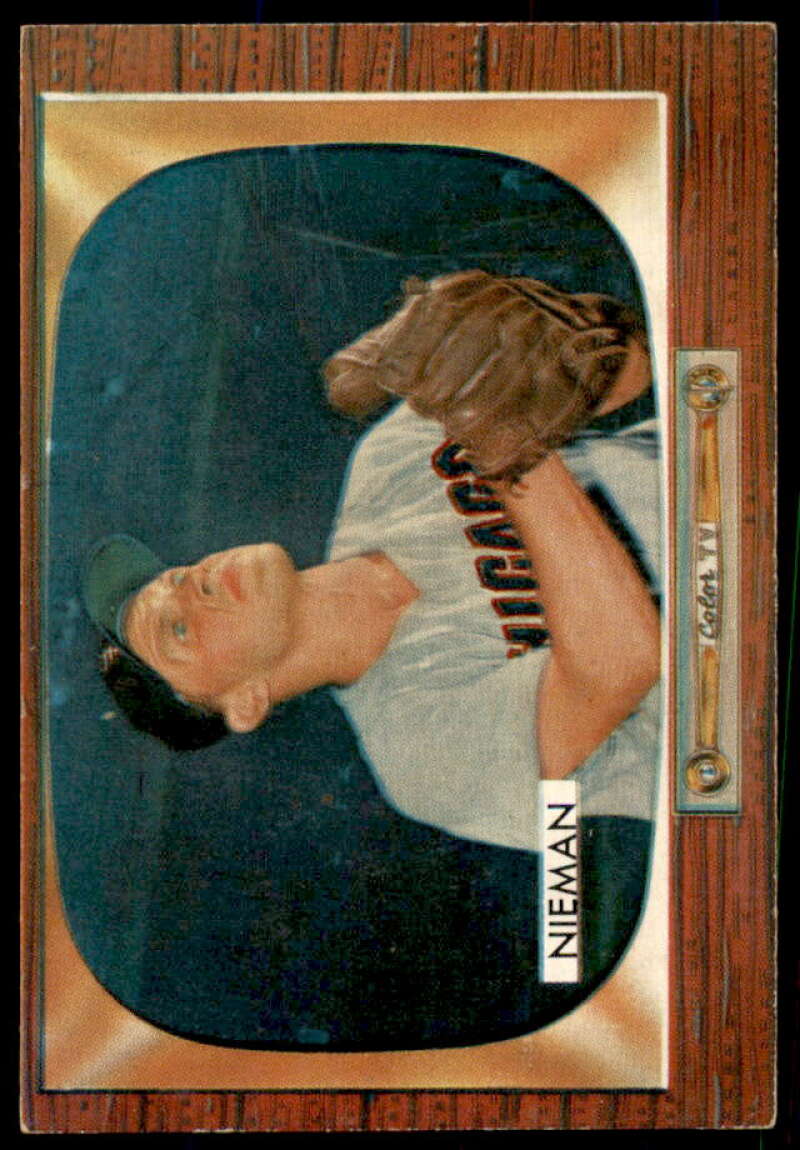 Bob Nieman Rookie Card 1955 Bowman #145  Image 1