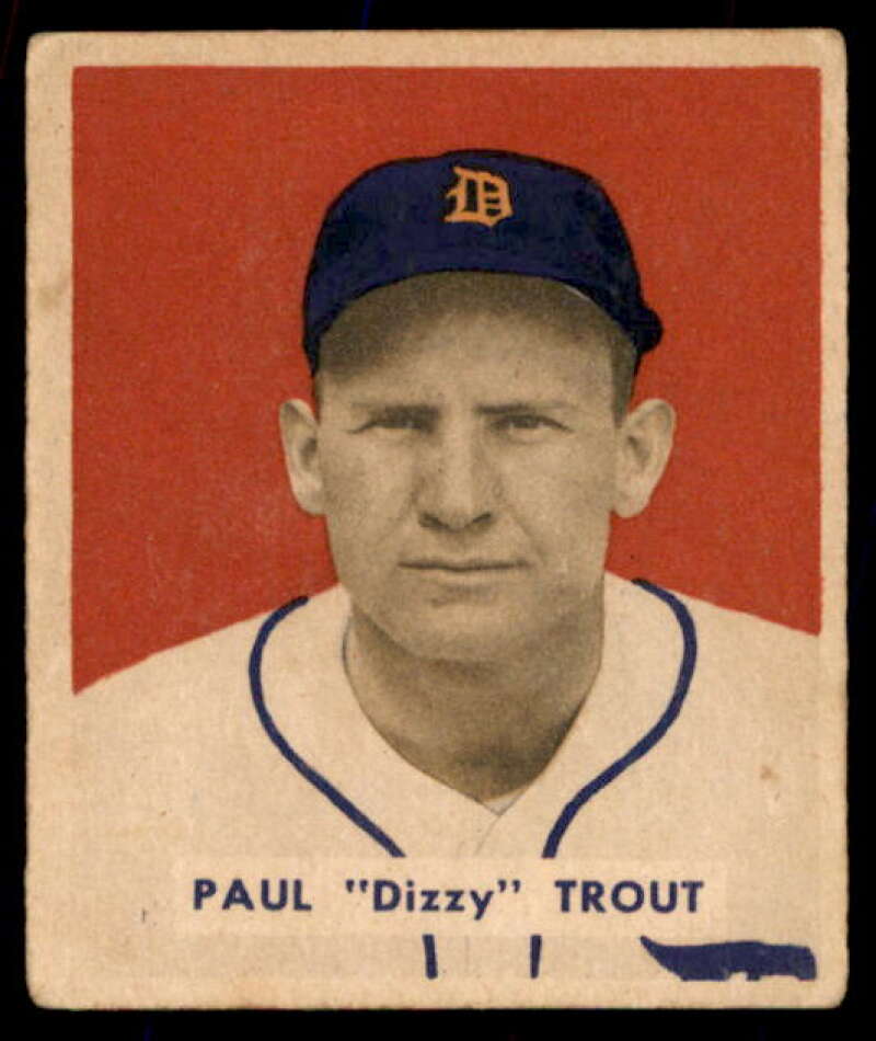 Dizzy Trout Card 1949 Bowman #208  Image 1