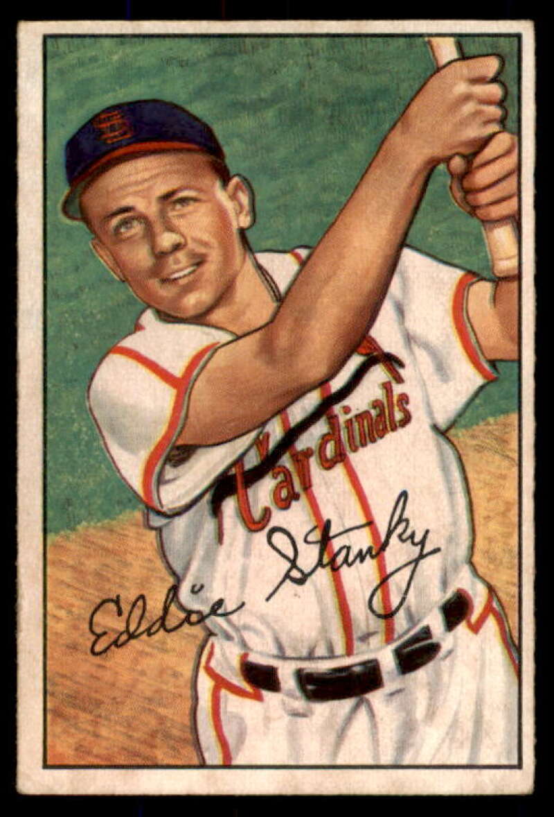 Eddie Stanky Card 1952 Bowman #160  Image 1