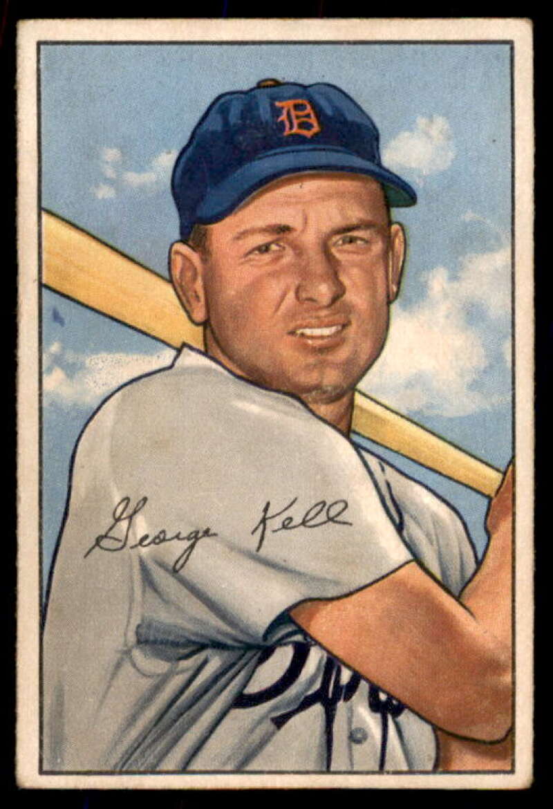 George Kell Card 1952 Bowman #75  Image 1