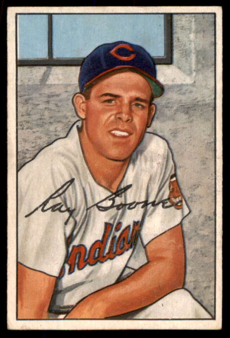 Ray Boone Card 1952 Bowman #214  Image 1