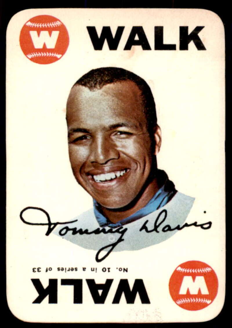 Tommy Davis Card 1968 Topps Game #10  Image 1