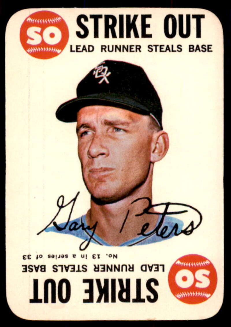 Gary Peters Card 1968 Topps Game #13  Image 1