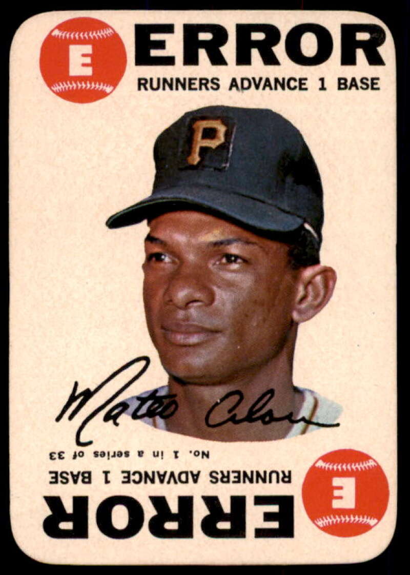 Matty Alou Card 1968 Topps Game #1  Image 1