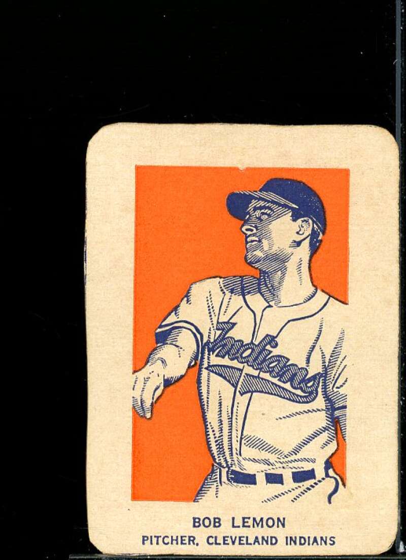 Bob Lemon/Action Card 1952 Wheaties #BB6A  Image 1