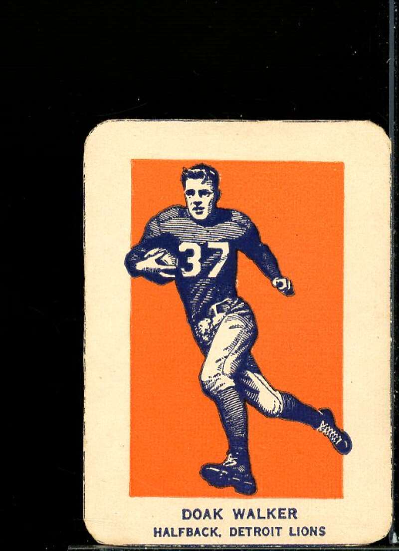 Doak Walker/Action Card 1952 Wheaties #FB5A  Image 1