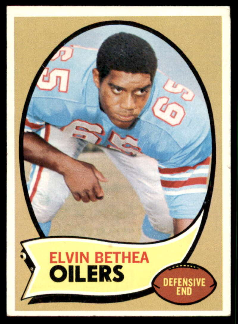 Elvin Bethea Rookie Card 1970 Topps #43  Image 1