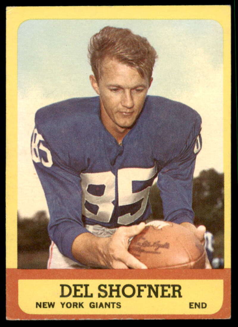 Del Shofner SP Card 1963 Topps #50  Image 1