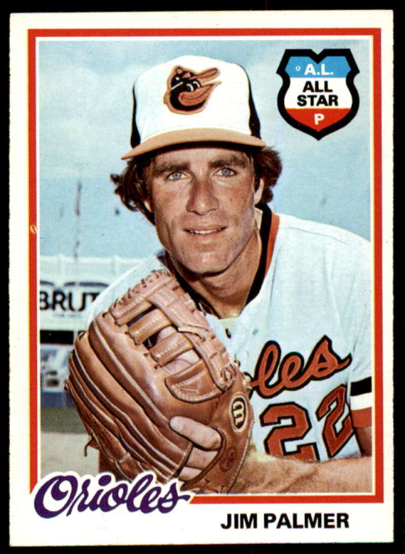 Jim Palmer Card 1978 Topps #160  Image 1