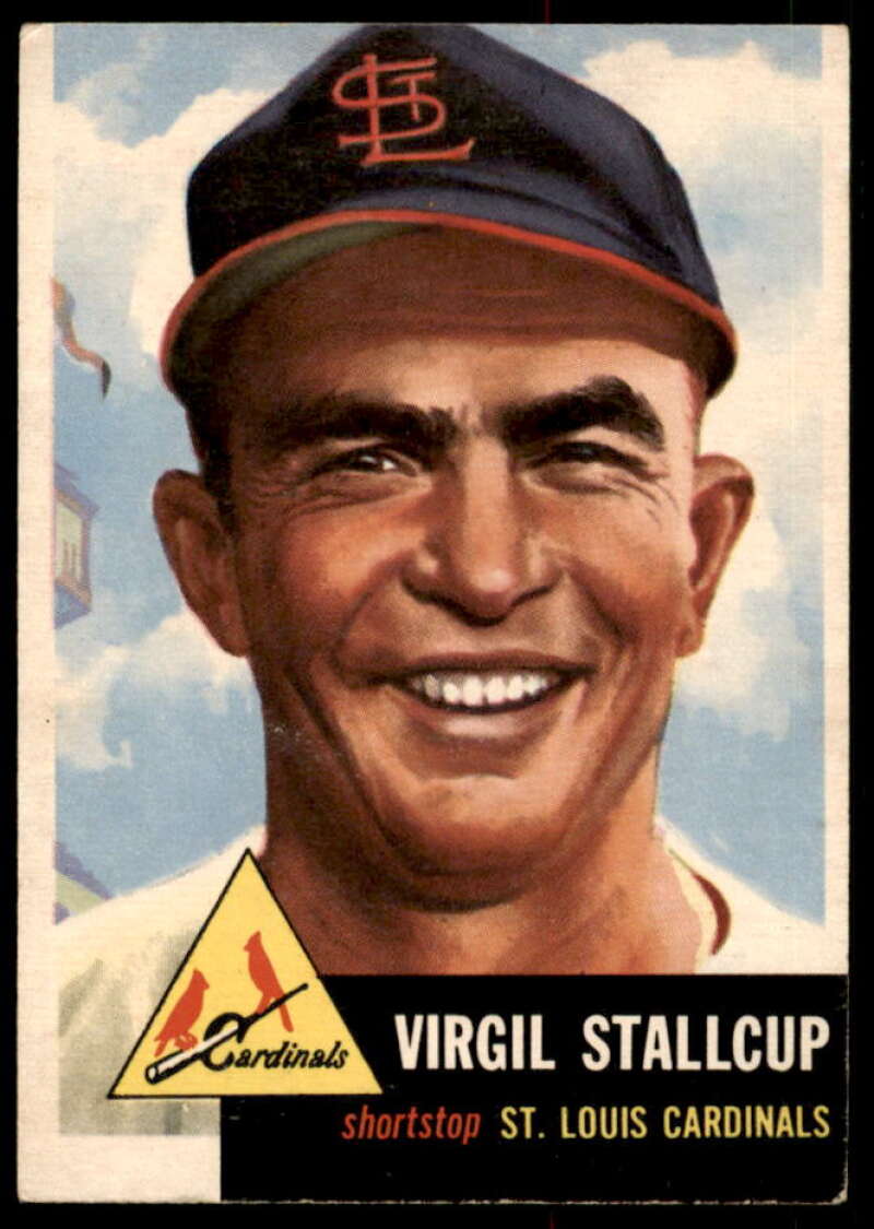 Virgil Stallcup Card 1953 Topps #180  Image 1
