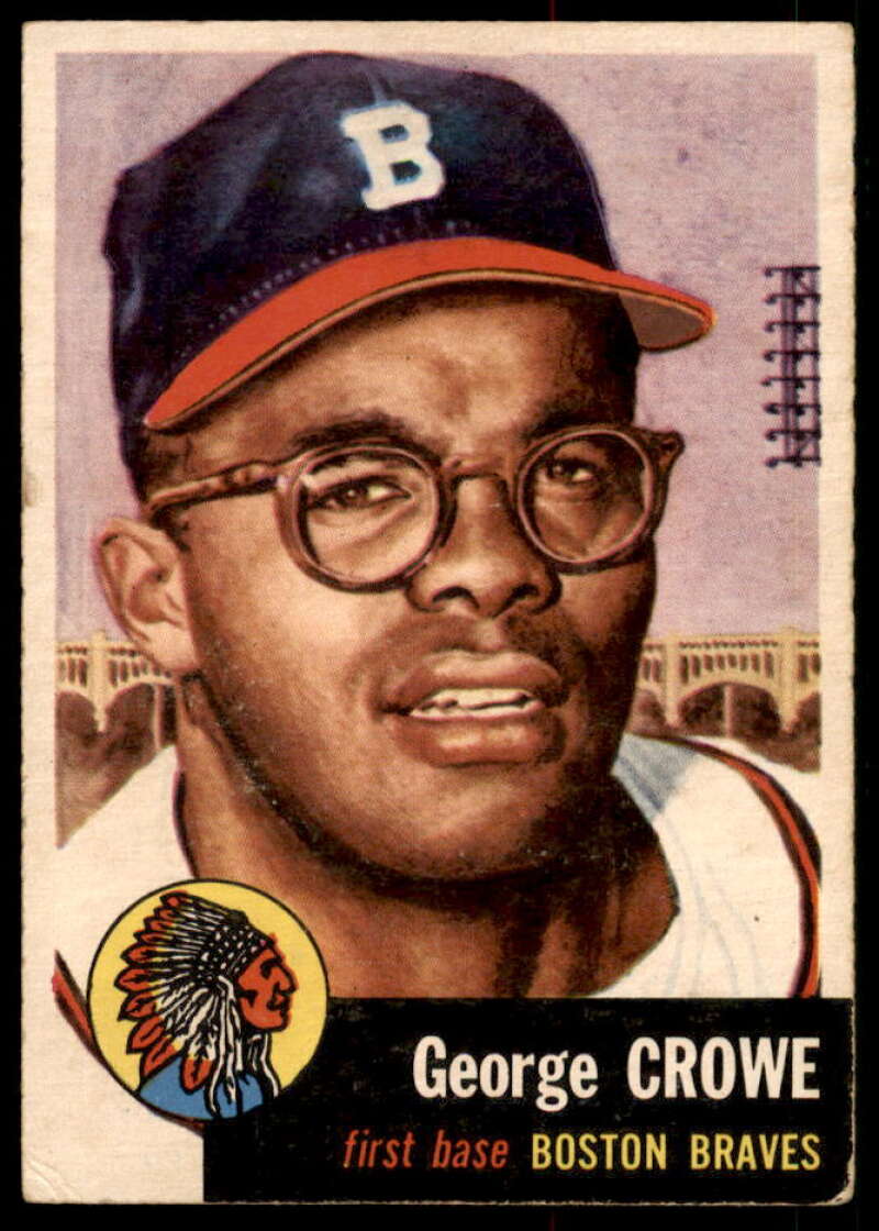 George Crowe Card 1953 Topps #3  Image 1
