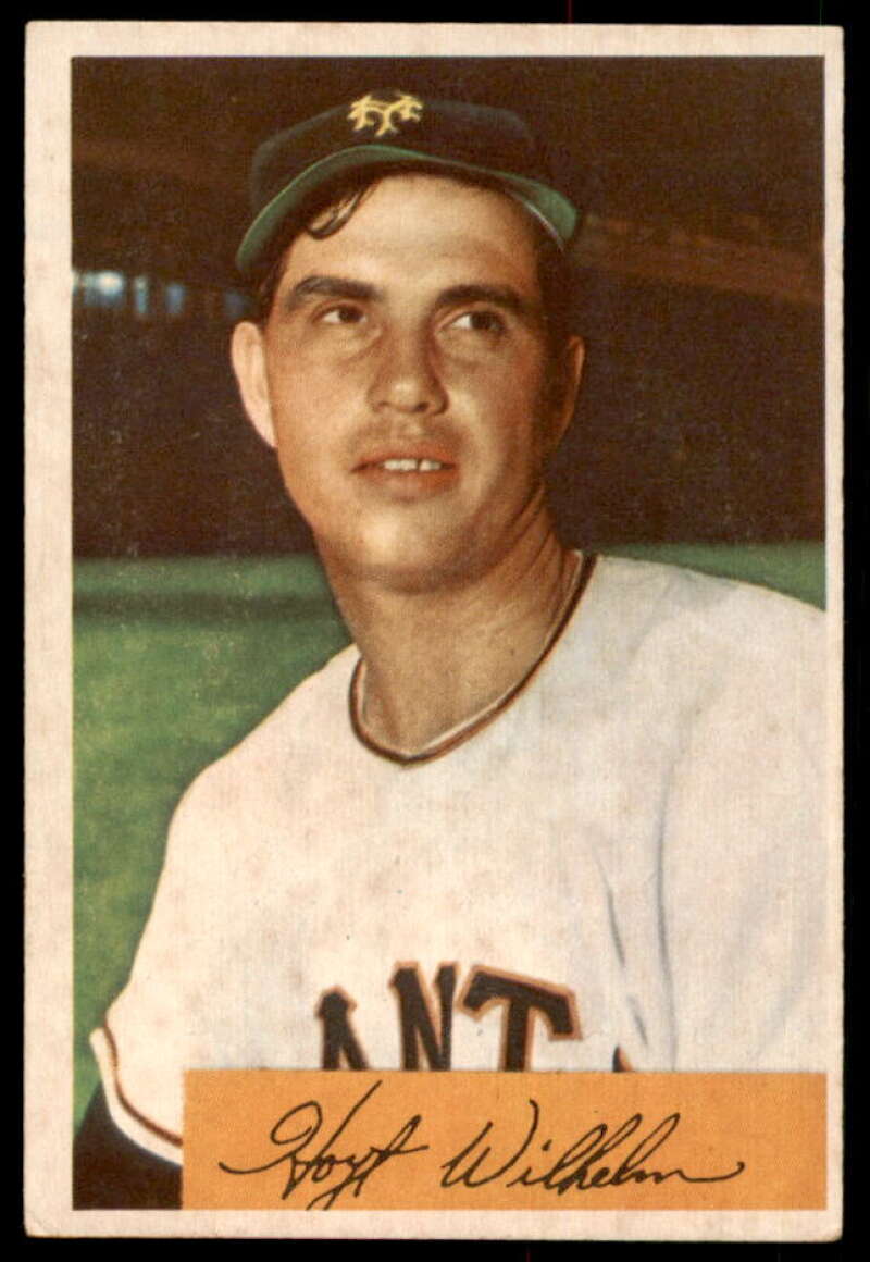 Hoyt Wilhelm Card 1954 Bowman #57  Image 1
