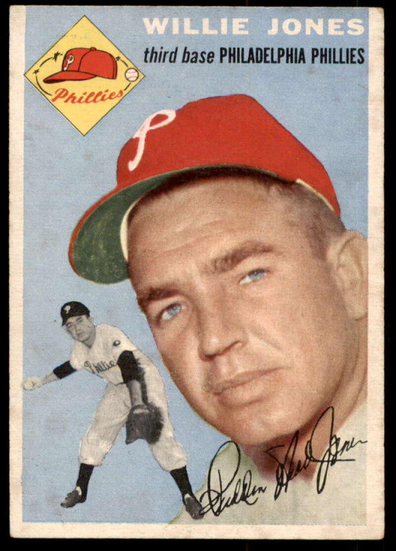 Willie Jones Card 1954 Topps #41  Image 1