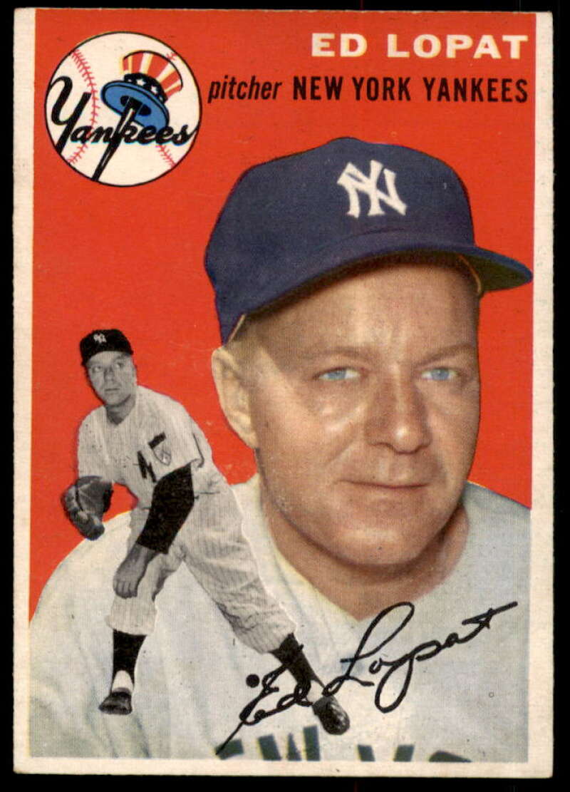 Ed Lopat Card 1954 Topps #5  Image 1