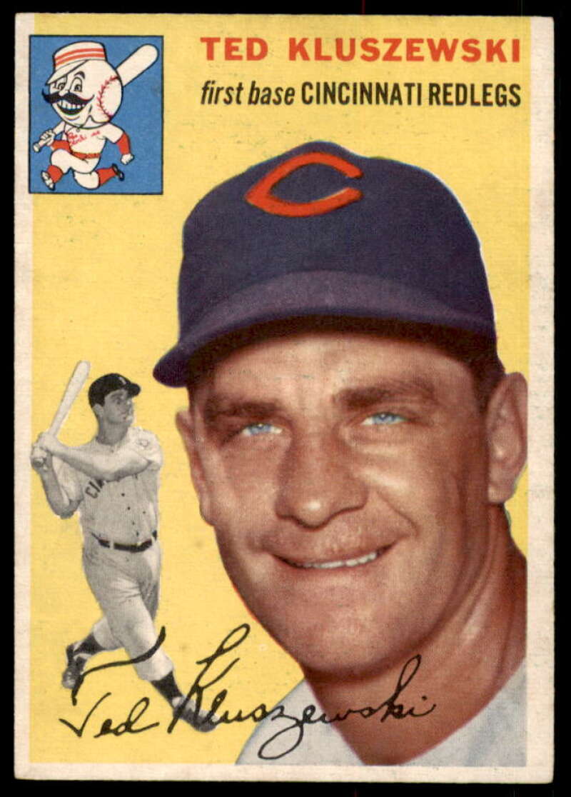 Ted Kluszewski Card 1954 Topps #7  Image 1